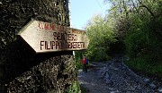 Anello di Punta Almana (1390 m) in cresta integrale il 14 aprile 2016  - FOTOGALLERY